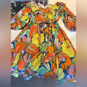 JCrew- Floral Multicolor Dress